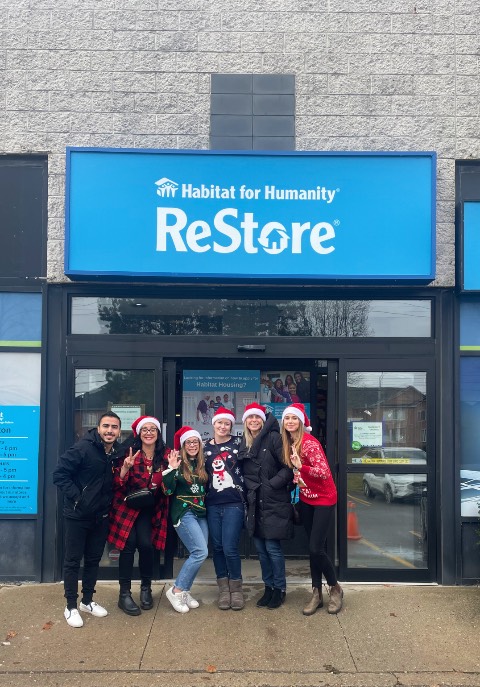 The LeftTurn Strategy team supporting ReStore in Burlington